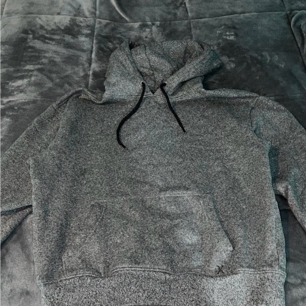 Express Heather Gray Hoodie